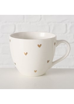 Boltze Kubek jumbo "Lovely" w kolorze złoto-białym - 420 ml ze sklepu Limango Polska w kategorii Naczynia - zdjęcie 188576295