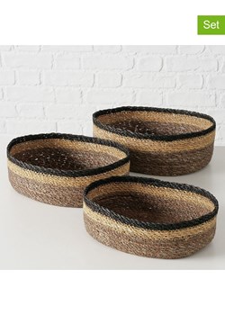 Boltze Kosze (3 szt.) "Babou" w kolorze brązowym ze sklepu Limango Polska w kategorii Pojemniki kuchenne - zdjęcie 188576308