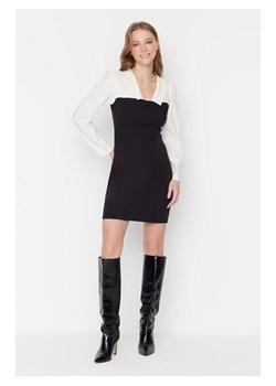 trendyol Sukienka w kolorze biało-czarnym ze sklepu Limango Polska w kategorii Sukienki - zdjęcie 188576457