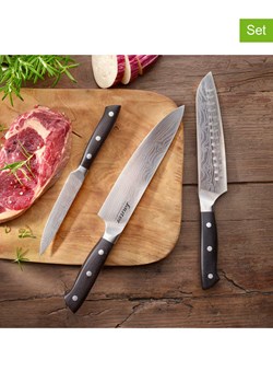 Sauter 3-częściowy zestaw noży w kolorze brązowym ze sklepu Limango Polska w kategorii Noże kuchenne - zdjęcie 188576725