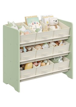 Songmics Regał stojący w kolorze kremowo-jasnozielonym - 62,5 x 60 x 29,5 cm ze sklepu Limango Polska w kategorii Meble dziecięce - zdjęcie 188576785