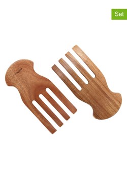 Homla 2-częściowy zestaw sztućców w kolorze brązowym do sałatek - dł. 18 cm ze sklepu Limango Polska w kategorii Sztućce - zdjęcie 188576819