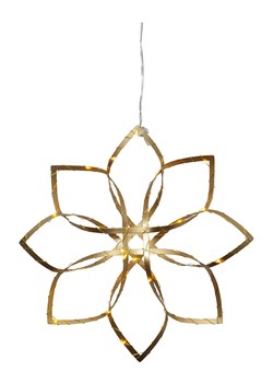 STAR Trading Dekoracyjna zawieszka LED "Amaze" w kolorze złotym - Ø 30 cm ze sklepu Limango Polska w kategorii Dekoracje - zdjęcie 188577177