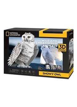 CubicFun 32-częściowe puzzle 3D "Snowy owl" - 8+ ze sklepu Limango Polska w kategorii Puzzle - zdjęcie 188577345