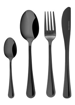 Vialli Design 24-częściowy zestaw sztućców w kolorze czarnym ze sklepu Limango Polska w kategorii Sztućce - zdjęcie 188577526
