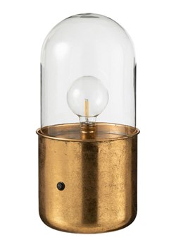 J Line Lampa stołowa LED w kolorze złotym - wys. 40 x Ø 19,5 cm ze sklepu Limango Polska w kategorii Oświetlenie - zdjęcie 188577799