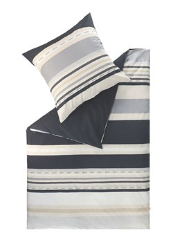 ESPRIT Komplet pościeli renforcé "Stripe" w kolorze szaro-czarnym ze sklepu Limango Polska w kategorii Pościele - zdjęcie 188579058