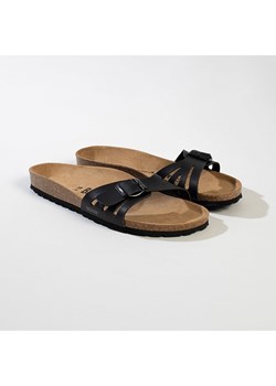 BACKSUN Klapki "Venezia" w kolorze czarnym ze sklepu Limango Polska w kategorii Klapki damskie - zdjęcie 188579637