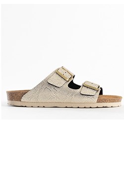 BAYTON Klapki "Atlas" w kolorze jasnozłotym ze sklepu Limango Polska w kategorii Klapki damskie - zdjęcie 188579746