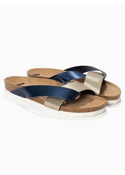 BAYTON Klapki "Mildura" w kolorze złoto-granatowym ze sklepu Limango Polska w kategorii Klapki damskie - zdjęcie 188579908
