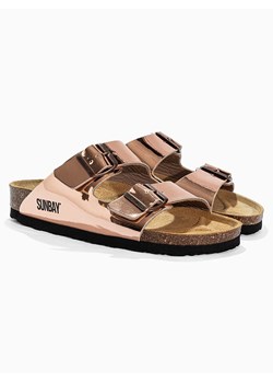 Sunbay Klapki "Trefle" w kolorze różowozłotym ze sklepu Limango Polska w kategorii Klapki damskie - zdjęcie 188580786