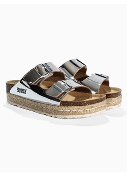 Sunbay Klapki "Orange" w kolorze srebrnym ze sklepu Limango Polska w kategorii Klapki damskie - zdjęcie 188580845