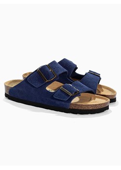 Sunbay Skórzane klapki "Trefle" w kolorze granatowym ze sklepu Limango Polska w kategorii Klapki damskie - zdjęcie 188581109