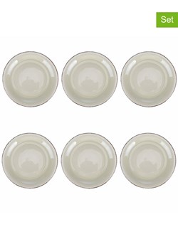 Villa d´Este Talerze obiadowe (6 szt.) w kolorze kremowym - Ø 26,4 cm ze sklepu Limango Polska w kategorii Naczynia - zdjęcie 188581368