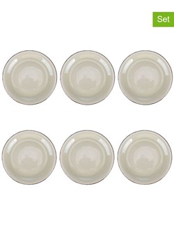 Villa d´Este Talerze obiadowe (6 szt.) "4 Toni" w kolorze beżowym - Ø 27 cm ze sklepu Limango Polska w kategorii Naczynia - zdjęcie 188581376