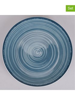 Villa d´Este Talerze obiadowe (6 szt.) "Baita" w kolorze niebieskim - Ø 27 cm ze sklepu Limango Polska w kategorii Naczynia - zdjęcie 188581537