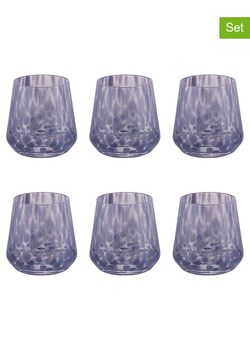 Villa d´Este Szklanki (6 szt.) "Candy" w kolorze fioletowym - 410 ml ze sklepu Limango Polska w kategorii Naczynia - zdjęcie 188582939