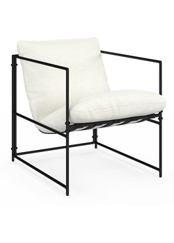 IDOMYA Factory Fotel "Penelope" w kolorze białym - 58 x 62 x 67 cm ze sklepu Limango Polska w kategorii Pufy i siedziska - zdjęcie 188584558