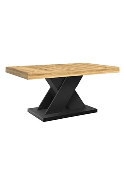 IDOMYA Factory Ława "Alexia" w kolorze jasnobrązowo-czarnym - 100 x 45 x 60 cm ze sklepu Limango Polska w kategorii Stoliki kawowe - zdjęcie 188584949