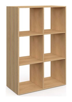 IDOMYA Essentials Regał stojący "Faustine" w kolorze jasnobrązowym - 88 x 60 x 30 cm ze sklepu Limango Polska w kategorii Regały i witryny - zdjęcie 188585087