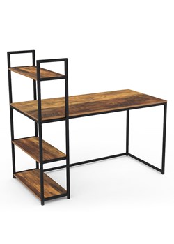 IDOMYA Essentials Biurko w kolorze czarno-brązowym - 113 x 120 x 64 cm ze sklepu Limango Polska w kategorii Stoliki kawowe - zdjęcie 188585276