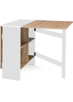 IDOMYA Factory Stół "Edi" w kolorze jasnobrązowo-białym do jadalni - 150 x 75 x 80 cm ze sklepu Limango Polska w kategorii Stoliki kawowe - zdjęcie 188585579