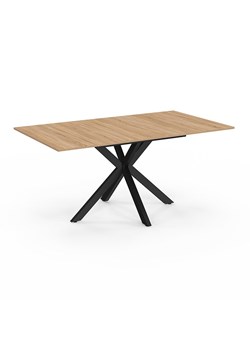 IDOMYA Essentials Stół "Spider" w kolorze jasnobrązowo-czarnym do jadalni - 160 x 75 cm ze sklepu Limango Polska w kategorii Stoliki kawowe - zdjęcie 188585805
