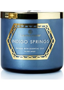 Colonial Candle Świeca zapachowa "Indogo Springs" - 411 g ze sklepu Limango Polska w kategorii Świece i dyfuzory - zdjęcie 188586157
