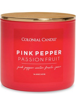 Colonial Candle Świeca zapachowa "Pink Pepper Passionfruit" - 411 g ze sklepu Limango Polska w kategorii Świece i dyfuzory - zdjęcie 188586248