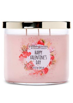 Colonial Candle Świeca zapachowa "Vday Happy Valentines Day" - 411 g ze sklepu Limango Polska w kategorii Świece i dyfuzory - zdjęcie 188586285