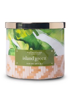 Colonial Candle Świeca zapachowa "Tropic Island Green" - 411 g ze sklepu Limango Polska w kategorii Świece i dyfuzory - zdjęcie 188586306