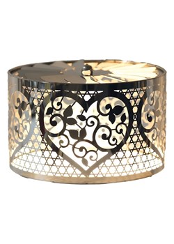 Woodbridge Karuzela "Heart" w kolorze srebrnym - Ø 13 cm ze sklepu Limango Polska w kategorii Świeczniki - zdjęcie 188586345