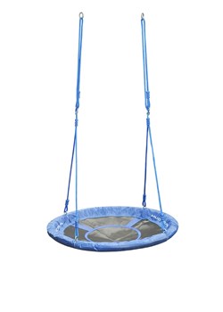 Hudora Huśtawka w kolorze niebiesko-czarnym - Ø 90 cm - 3+ ze sklepu Limango Polska w kategorii Zabawki - zdjęcie 188586899