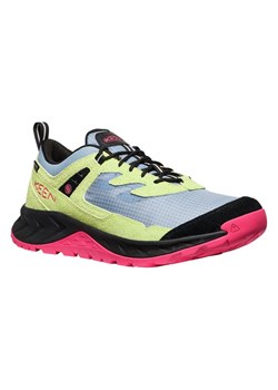 Keen Skórzane buty trekkingowe "Hightrail EXP" w kolorze limonkowo-błękitnym ze sklepu Limango Polska w kategorii Buty trekkingowe męskie - zdjęcie 188587309