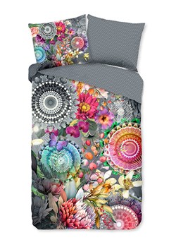 Hip Komplet pościeli satynowej "Palay" w kolorze szarym ze wzorem ze sklepu Limango Polska w kategorii Pościele - zdjęcie 188591335