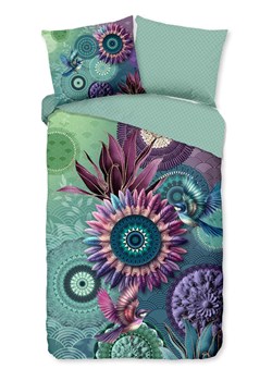 Hip Komplet pościeli satynowej "Vespera" w kolorze miętowym ze sklepu Limango Polska w kategorii Pościele - zdjęcie 188591349