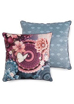 Hip Poduszka "Asher" w kolorze niebiesko-fioletowym ze sklepu Limango Polska w kategorii Poduszki dekoracyjne - zdjęcie 188591455