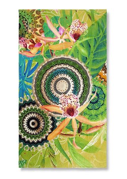 Hip Ręcznik plażowy "Yissa" w kolorze zielonym ze sklepu Limango Polska w kategorii Ręczniki - zdjęcie 188591498