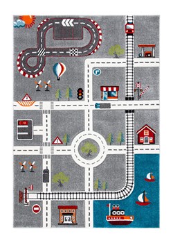 Safavieh Dywan "Carousel" w kolorze szarym ze wzorem ze sklepu Limango Polska w kategorii Tekstylia dziecięce - zdjęcie 188592846