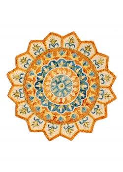 Safavieh Wełniany dywan "Novelty" w kolorze żółto-pomarańczowym ze sklepu Limango Polska w kategorii Dywany - zdjęcie 188593416