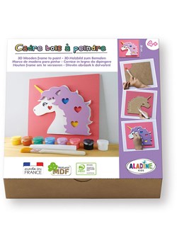 Aladine Zestaw do majsterkowania “3D wooden unicorn" - 4+ ze sklepu Limango Polska w kategorii Zabawki - zdjęcie 188594065