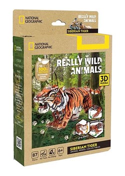 CubicFun 87-częściowe puzzle 3D "Tiger" - 6+ ze sklepu Limango Polska w kategorii Puzzle - zdjęcie 188594696