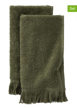 Ellos Home Ręczniki (2 szt.) "Molly" w kolorze zielonym dla gości ze sklepu Limango Polska w kategorii Ręczniki - zdjęcie 188594956