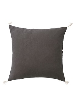 Ellos Home Lniana poszewka "Candice" w kolorze czarnym na poduszkę ze sklepu Limango Polska w kategorii Poduszki dekoracyjne - zdjęcie 188595347