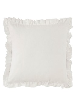 Ellos Home Lniana poszewka "Candice" w kolorze białym na poduszkę ze sklepu Limango Polska w kategorii Poduszki dekoracyjne - zdjęcie 188595365