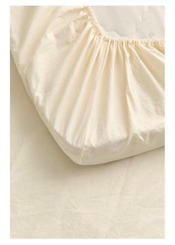 Ellos Home Prześcieradło "Milly" w kolorze kremowym na gumce ze sklepu Limango Polska w kategorii Prześcieradła - zdjęcie 188595446