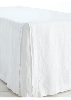 Ellos Home Falbana "Elmira" w kolorze białym na łóżko ze sklepu Limango Polska w kategorii Prześcieradła - zdjęcie 188595526