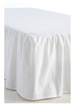 Ellos Home Falbana "Juliette" w kolorze białym na łóżko ze sklepu Limango Polska w kategorii Prześcieradła - zdjęcie 188595528