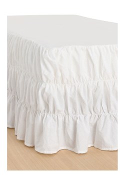 Ellos Home Falbana "Juliette" w kolorze białym na łóżko ze sklepu Limango Polska w kategorii Prześcieradła - zdjęcie 188595599