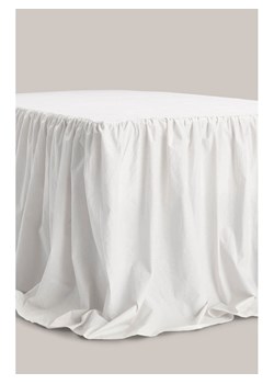 Ellos Home Falbana "Loosed" w kolorze białym na łóżko ze sklepu Limango Polska w kategorii Prześcieradła - zdjęcie 188595876